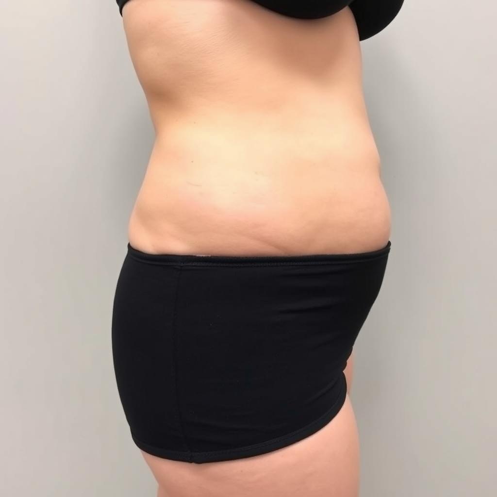 2-4 weeks after tummy tuck showing improving recovery