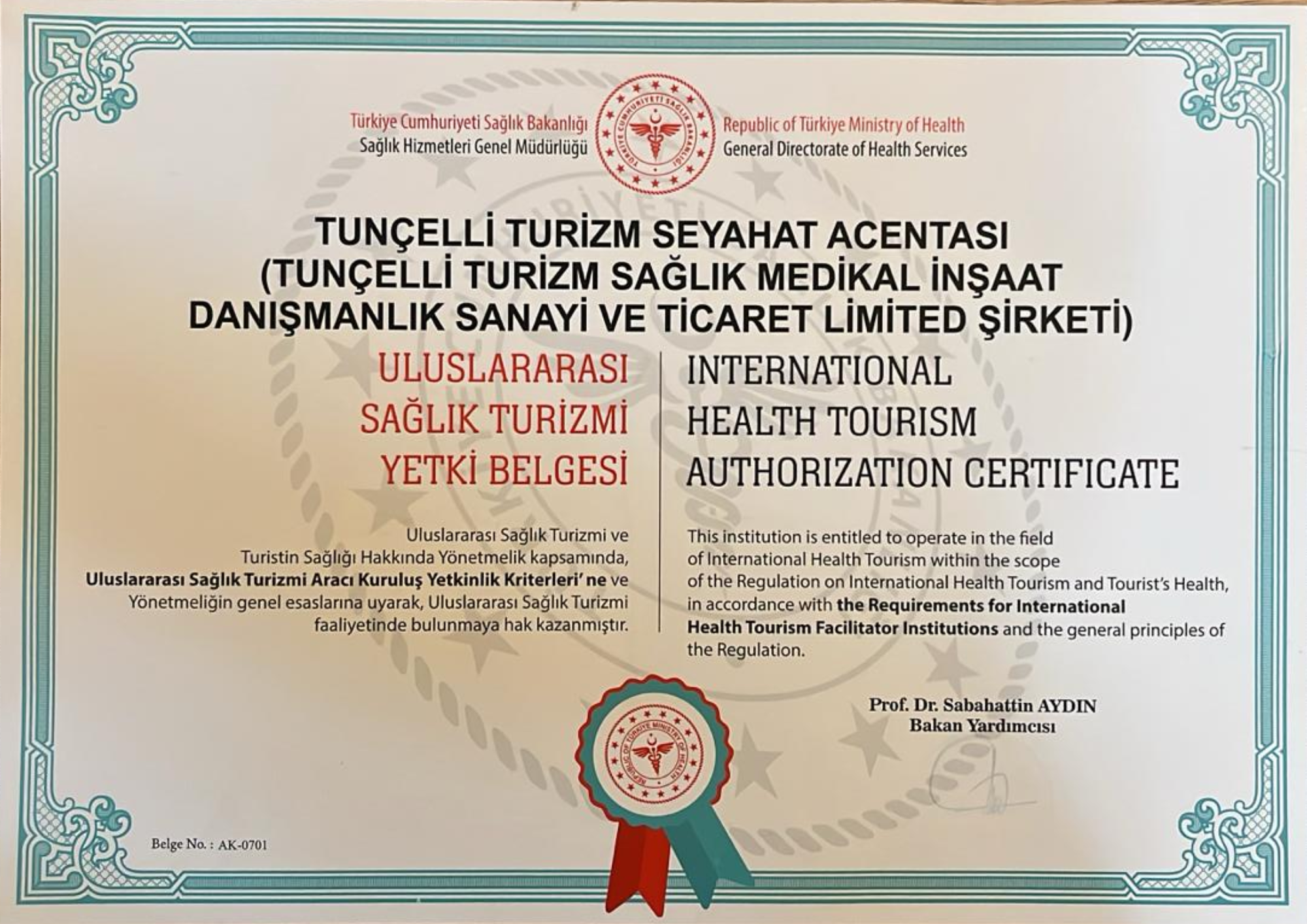 yetki belgesi