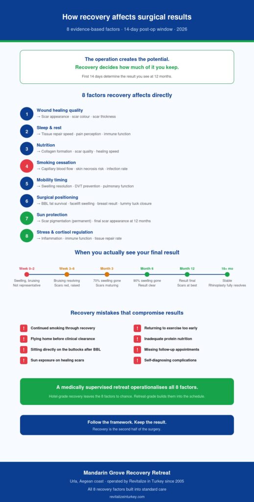 Recovery Affects Surgical Results Infographic