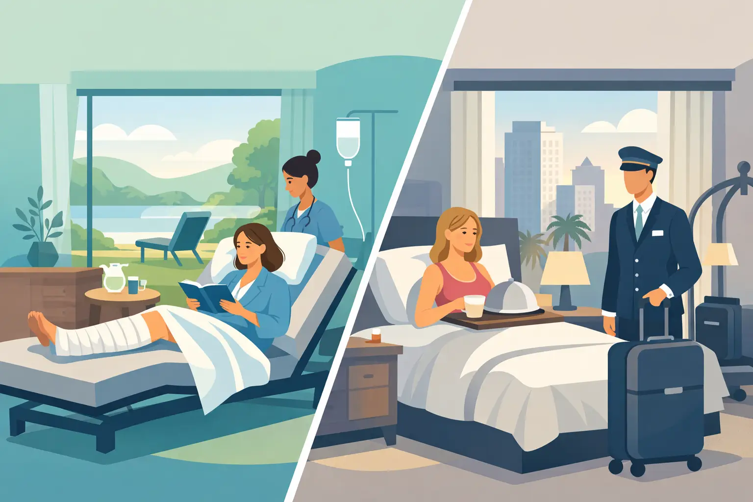Recovery Retreat vs Hotel After Surgery