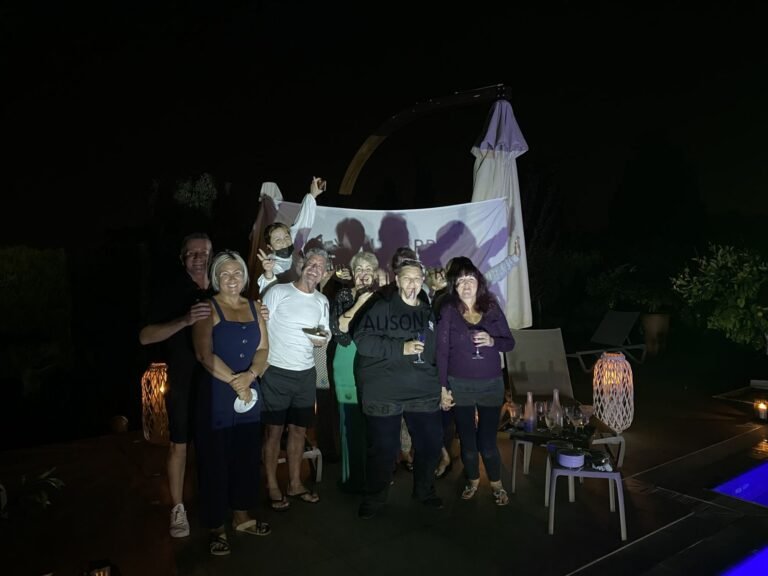 A group evening in the garden