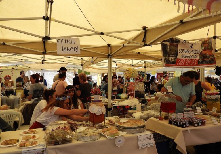 Dishes at the Urla Artichoke Festival