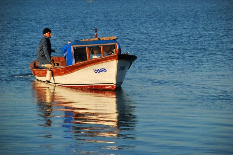 A fishing boat on the Urla coast