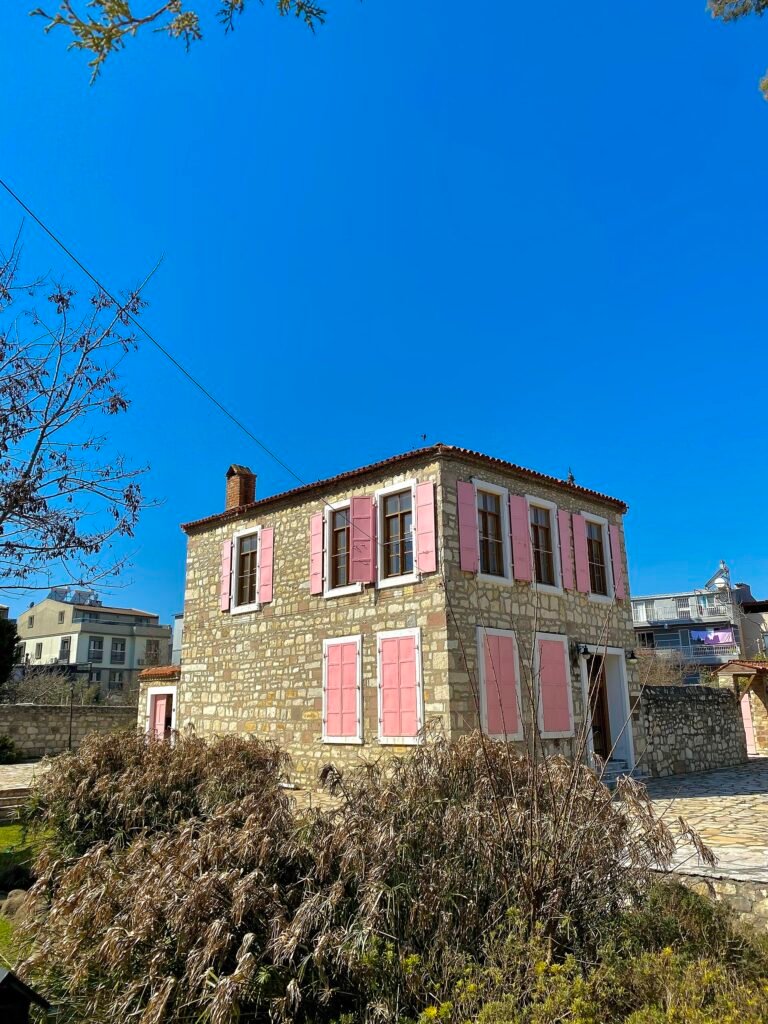 Historic stone house in Urla old town